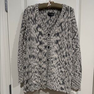 Michael Stars Black and White Knit Cardigan